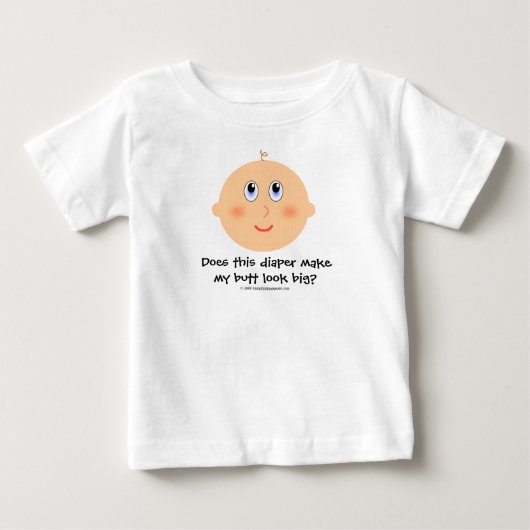 おもしろいベビーTシャツ ベビーTシャツ (正面)