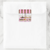 おもしろいベーカリースイートトリートシール スクエアシール (バッグ)