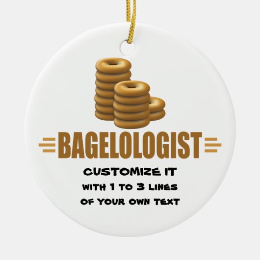 おもしろいベーカリー セラミックオーナメント (正面)