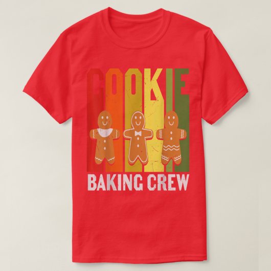 おもしろいベーキングクルーがCookieグラフィックAを子供へ愛する Tシャツ (デザイン正面)
