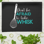 おもしろいベーキングプンベイカーテイクウィスクプレイドパターン キッチンタオル (折り畳み)