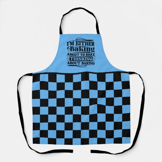 おもしろいベーキングワードアート エプロン (正面)