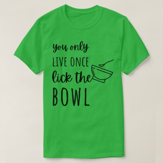 おもしろいベーキング愛好家引用文カッコいい、食品ベーキング愛好家 Tシャツ (デザイン正面)