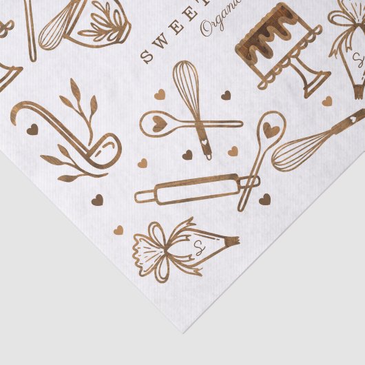 おもしろいベーキング料理器具木目ケーキベーカリー 薄葉紙 (詳細)