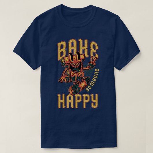 おもしろいベーキング5 Tシャツ (デザイン正面)