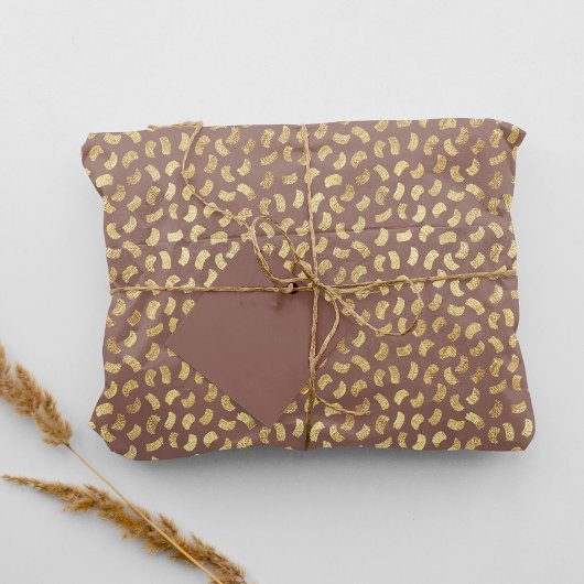 おもしろいベージュ絵を描ゴールデンストロークカラー#98766D 薄葉紙