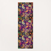おもしろいペイズリーカラフルフローラボヘミア ヨガマット (正面)