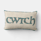 おもしろいペイズリー腰枕、ウェルシュキャッチクッション ランバークッション (裏面)