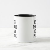 おもしろいペタンクプレーヤーコーヒー マグカップ (中央)