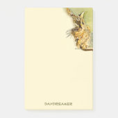 おもしろいペットシッター子猫パーソナライズされたウォーターカラー ポストイット (正面)