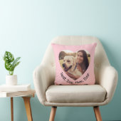 おもしろいペットパーソナライズされた・最高のドッグ・ママ・エバ・ピンク クッション (椅子)