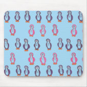 おもしろいペンギンズマウスパッド マウスパッド (正面)