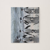 おもしろいペンギン鳥獣自然アート ジグソーパズル (縦)