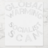 おもしろいホッケーの母 – 普通の母のように ワインラベル (シングルラベル)