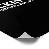 おもしろいホッケーソンアイスホッケーボーイ ポスター (角)