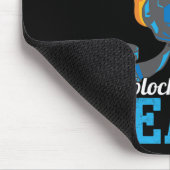 おもしろいホッケープレーヤーアイスホッケーラバーコーチ マウスパッド (コーナー)