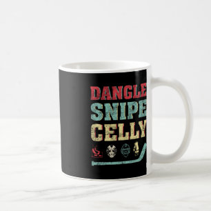 おもしろいホッケーラバーティーDangleスナイプチェリーホッケー コーヒーマグカップ