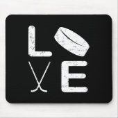 おもしろいホッケー子供へデザインメンズアイスホッケーPl マウスパッド (正面)