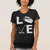 おもしろいホッケー子供へデザインメンズアイスホッケーPl Tシャツ (正面)