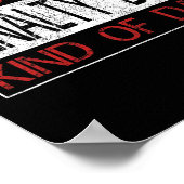 おもしろいホッケー感じ – ペナルティボックスの日のように – ホッケー ポスター (角)