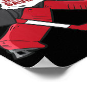 おもしろいホッケー救スホッケーGoalie ポスター (角)