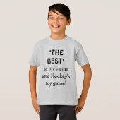 おもしろいホッケー選手 Tシャツ (正面フル)