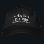 「おもしろいホッケーHair I DO」気にカスタムチーム名 刺繍入りキャップ<br><div class="desc">ホッケーの選手がどれだけ長いロックを愛しているか知っている。... ... これがその帽子だ！野球おもしろいスタイルキャ読ップ「ホッケーヘア気にI Do」。(これをHockey Hair Don'tに変更することもで気にき。チーム名またはプレイヤー名を下に追加し、簡単に文字と帽子の色を変更する。あなたは流れのあるホッケープレークールヤーでも、ファンでも、この帽子を着て笑いが多く出素晴らしてくる。</div>