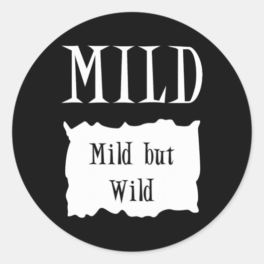 おもしろいホットタコソースグループハロウィンコスチュームマイルドブ ラウンドシール (正面)