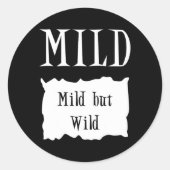 おもしろいホットタコソースグループハロウィンコスチュームマイルドブ ラウンドシール (正面)