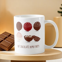 おもしろいホットチョコレート爆弾パーティー