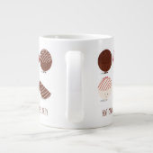 おもしろいホットチョコレート爆弾パーティー ジャンボコーヒーマグカップ (裏面)