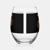 おもしろいホットドッグスタンド飲み物用品カクテル ステムなしワイングラス (左)