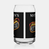 おもしろいホットドッグスタンド飲み物用品ソーダタンブラー眼鏡 ガラス缶 (左)