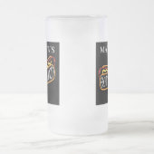 おもしろいホットドッグスタンド飲み物用品ソーダタンブラー眼鏡 フロストグラスビールジョッキ (中央)