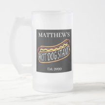 おもしろいホットドッグスタンド飲み物用品ソーダタンブラー眼鏡