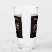 おもしろいホットドッグスタンド飲み物用品ソーダビールパイント タンブラーグラス (左)