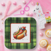 おもしろいホット愛犬家パーティー ペーパープレート (パーティー)