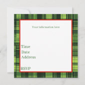 おもしろいホット愛犬家パーティー 招待状 (裏面)