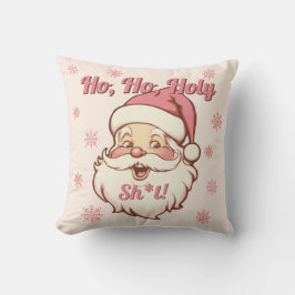 おもしろいホホホ レトロサンタ クリスマスパーティ クッション