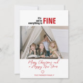 おもしろいホリデーカードすべて写素晴らし真 シーズンカード (正面)