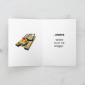 おもしろいホリデーカード シーズンカード (内部)