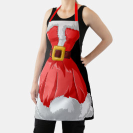 おもしろいホリデークリスマスエプロン エプロン