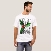 おもしろいホリデーシーズンTシャツ Tシャツ (正面フル)