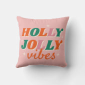 おもしろいホリーすてきビベスクリスマスデザイン クッション (裏面)
