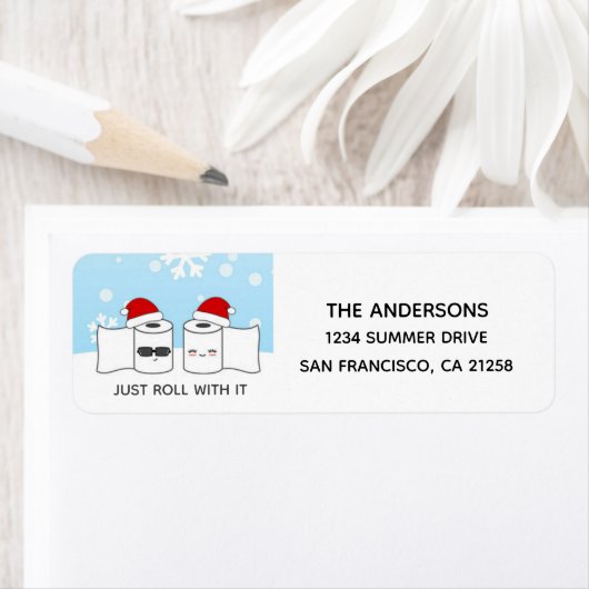 おもしろいホリ転がーIt住所 シール (インサイチュ)