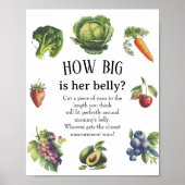 おもしろいホワイトガーデンベビーどのように彼女の腹のゲーム ポスター (正面)