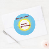 おもしろいホーム団体や組織ストレージアイディア ラウンドシール (封筒)