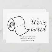 おもしろいホーム移動 案内状 (正面/裏面)