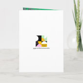 おもしろいボクサー犬のクリスマス私は良い折り畳みカード シーズンカード (裏面)