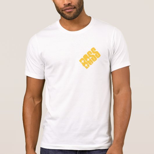 おもしろいボスビッグENCHILADA名前をカスタムするV09 Tシャツ (正面)